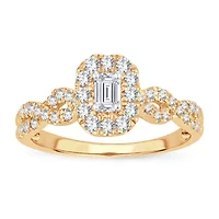 Womens / CT. T.W. Natural White Diamond 10K Gold Engagement Ring