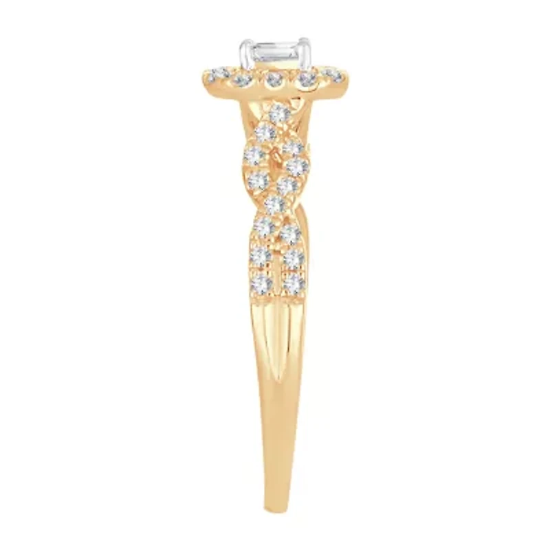Womens / CT. T.W. Natural White Diamond 10K Gold Engagement Ring