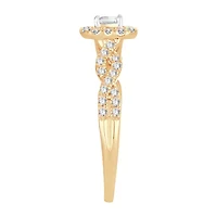 Womens / CT. T.W. Natural White Diamond 10K Gold Engagement Ring