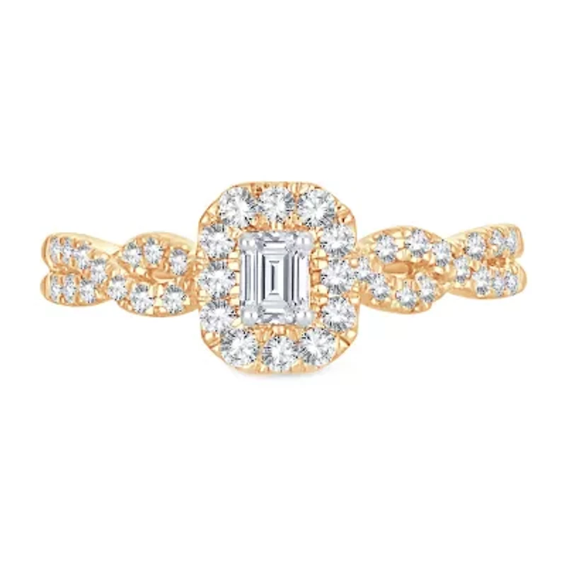 Womens / CT. T.W. Natural White Diamond 10K Gold Engagement Ring