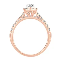 Womens 1 CT. T.W. Natural White Diamond 10K Rose Gold Pear Bridal Set