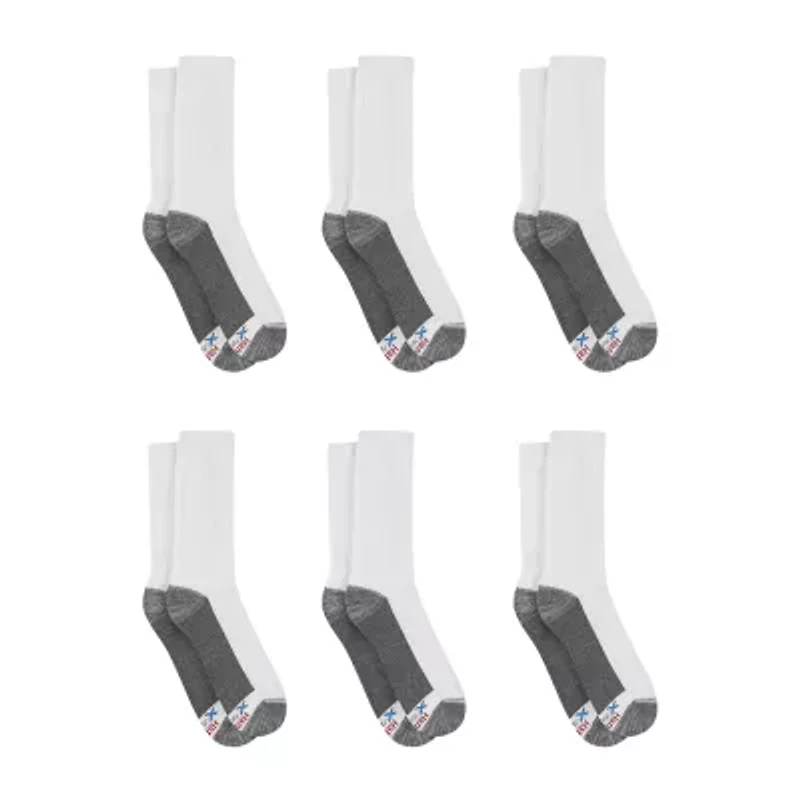 Hanes Ultimate Mens 6 Pair Crew Socks