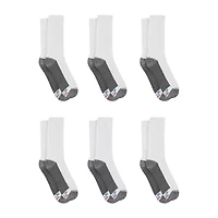 Hanes Ultimate Mens 6 Pair Crew Socks