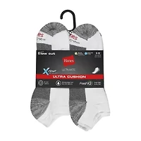 Hanes Ultimate Mens Multi-Pack 6 Pair Low Cut Socks