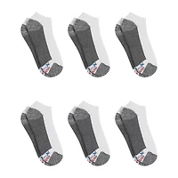 Hanes Ultimate Mens Multi-Pack 6 Pair Low Cut Socks
