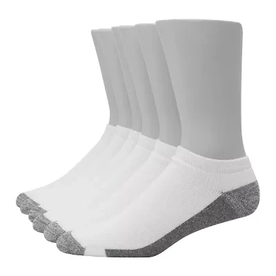 Hanes Ultimate Mens Multi-Pack 6 Pair Low Cut Socks