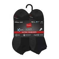 Hanes Ultimate Mens Multi-Pack 6 Pair Low Cut Socks