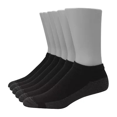 Hanes Ultimate Mens Multi-Pack 6 Pair Low Cut Socks