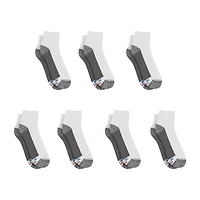 Hanes Ultimate Bonus Pack Mens Multi-Pack 7 Pair Quarter Ankle Socks