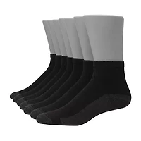 Hanes Ultimate Bonus Pack Mens Multi-Pack 7 Pair Quarter Ankle Socks