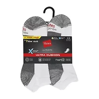 Hanes Ultimate Bonus Pack Mens Multi-Pack 7 Pair Low Cut Socks