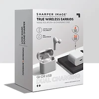 Sharper Image True Wireless Earbuds