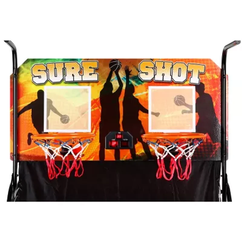 Hathaway Sure Shot Dual Free Standing Digital Arcade Basketball