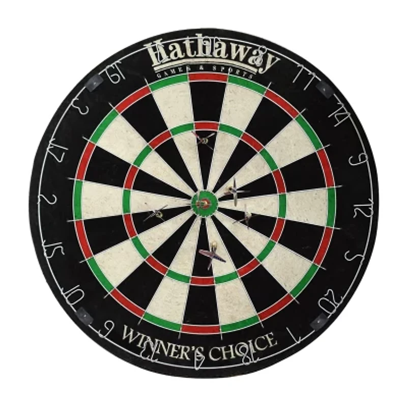 Hathaway Winners Choice 18-In Sisal Fiber Bristle Dartboard