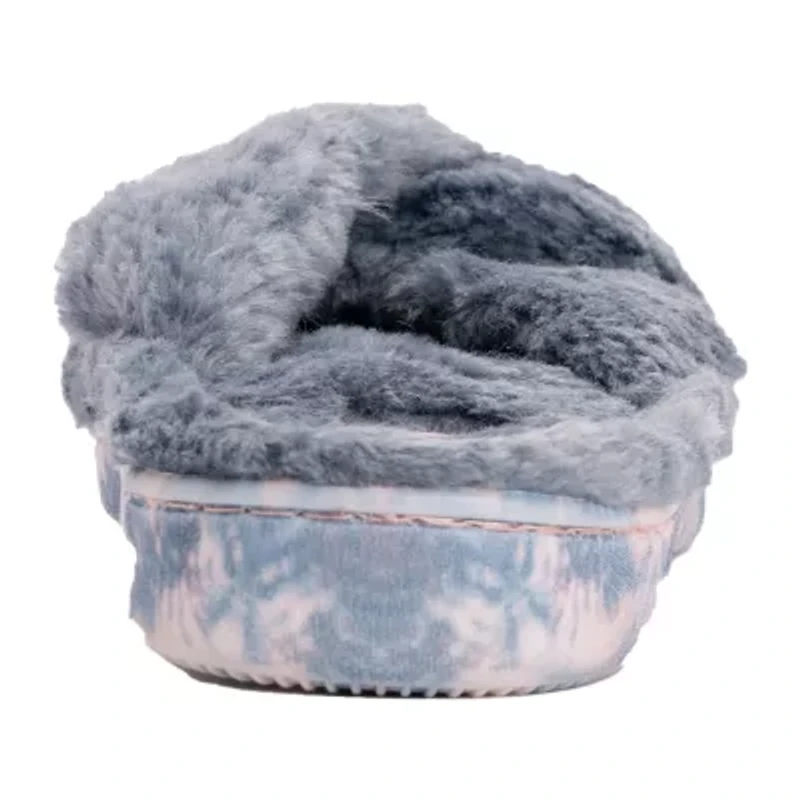 Muk Luks Lesedi Faux Shearling Womens Slip-On Slippers