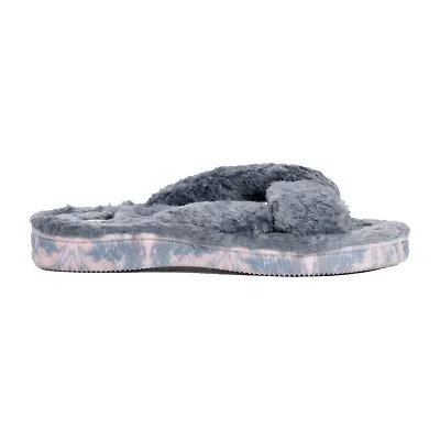 Muk Luks Lesedi Faux Shearling Womens Slip-On Slippers