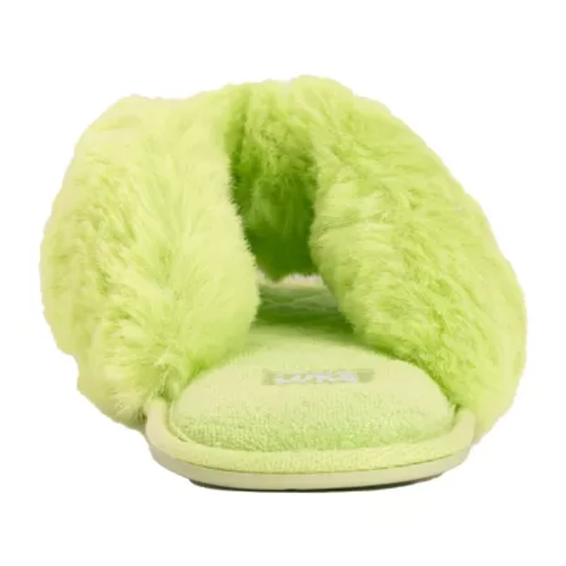 Muk Luks Womens Memory Foam Slip-On Slippers