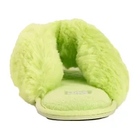 Muk Luks Womens Memory Foam Slip-On Slippers