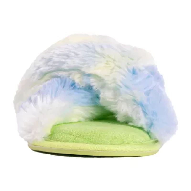 Muk Luks Womens Memory Foam Slip-On Slippers