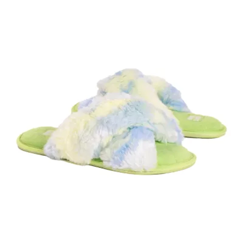 Muk Luks Womens Memory Foam Slip-On Slippers