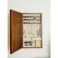 Hives And Honey Walnut Jewelry Organizer