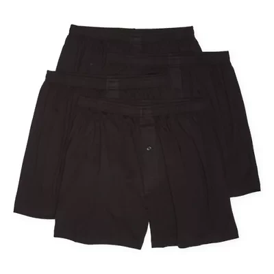 Stafford Knit Mens 4 Pack Boxers 305939
