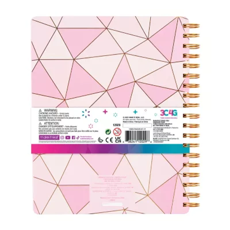 Three Cheers For Girls Pink & Gold All-In-1 Sketching Set 11-pc. Craft Kit