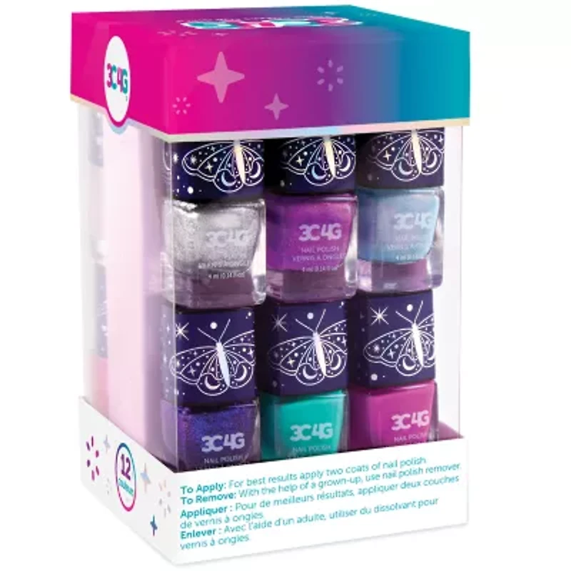 Three Cheers For Girls Celestial Nail Polish Tower 12 Bottle Set