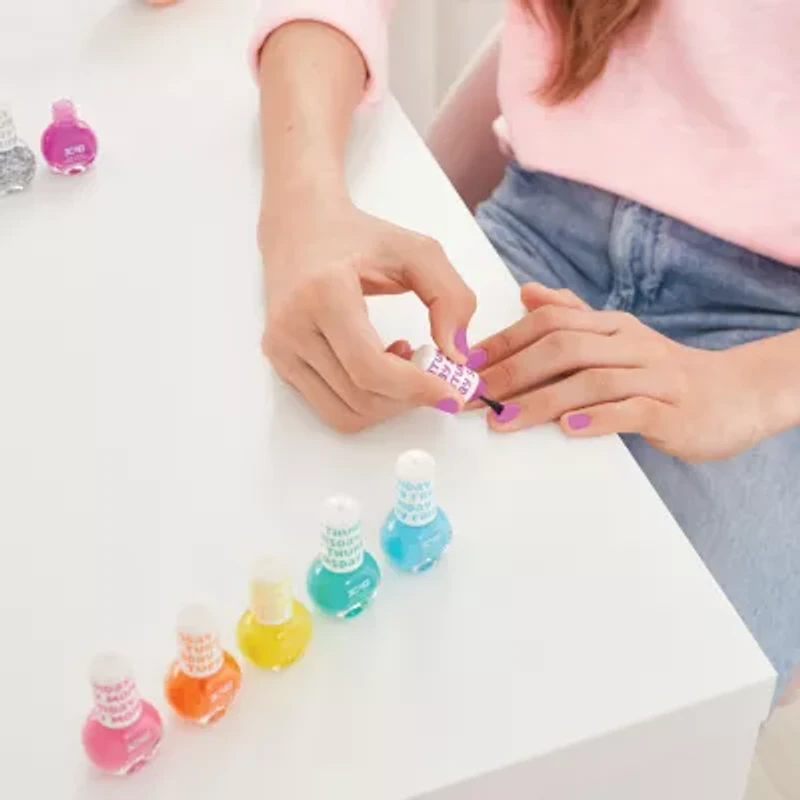 Three Cheers For Girls Rainbow Days Of The Week Nail Polish 7 Bottle Set
