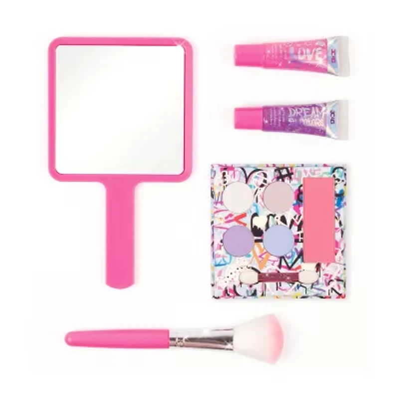 Three Cheers For Girls Graffiti: True Colors Cosmetic Set & Mirror 6-pc. Fashion Kit