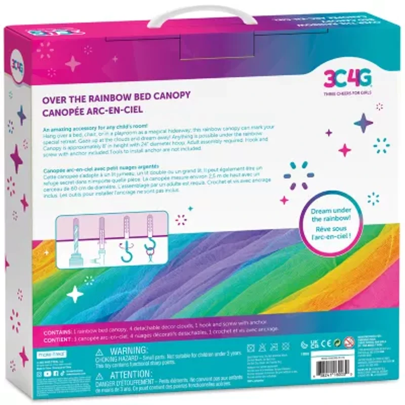 Three Cheers For Girls Over The Rainbow Bed Canopy