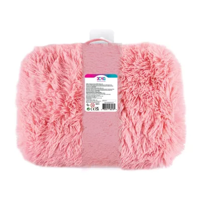 Three Cheers For Girls Pink & Gold Deluxe Fur Kids Lap Desk