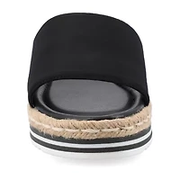 Journee Collection Cloudsteppers Womens Rosey Slide Sandals