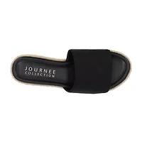 Journee Collection Womens Rosey Slide Sandals