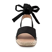 Journee Collection Womens Emelie Ankle Strap Flat Sandals