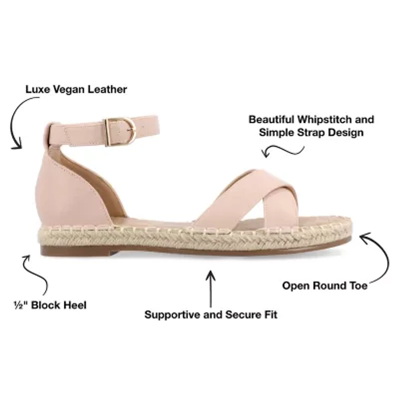 Journee Collection Womens Lyddia Strap Sandals