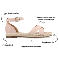 Journee Collection Womens Lyddia Strap Sandals