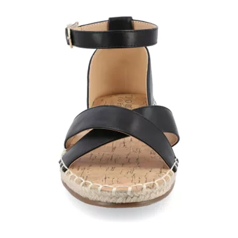 Journee Collection Cloudsteppers Womens Lyddia Strap Sandals