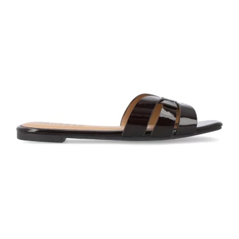 Journee Collection Womens Arrina Flat Sandals