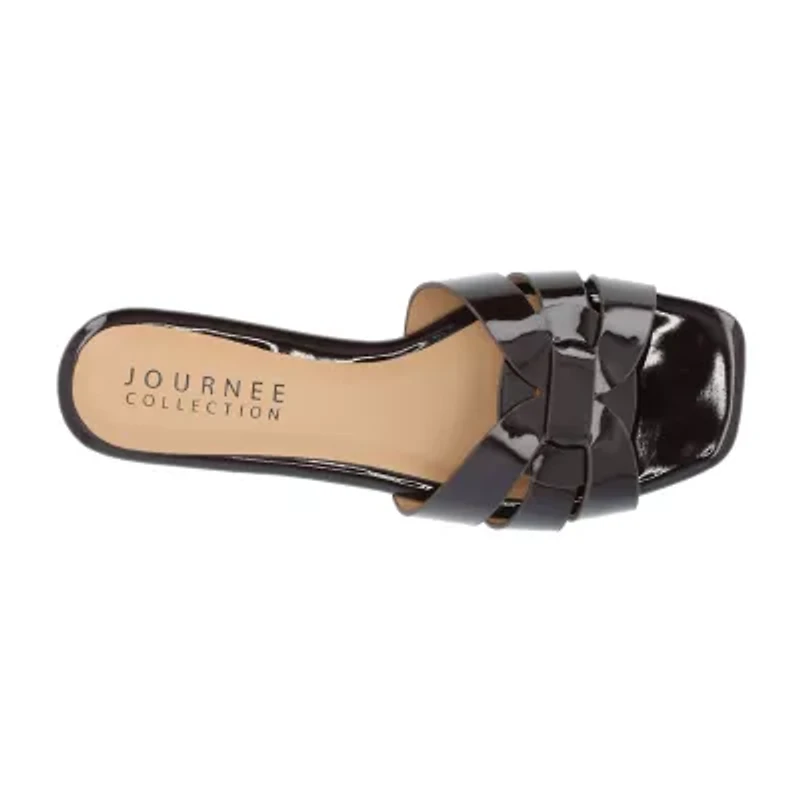 Journee Collection Womens Arrina Flat Sandals