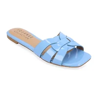 Journee Collection Womens Arrina Flat Sandals