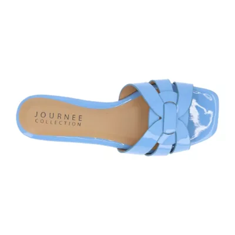 Journee Collection Womens Arrina Flat Sandals