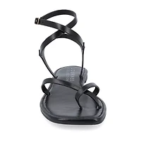 Journee Collection Cloudsteppers Womens Charra Ankle Strap Flat Sandals