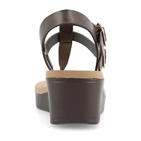 Journee Collection Womens Bianca Wedge Sandals