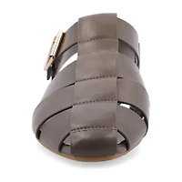 Journee Collection Womens Cailinna Ankle Strap Flat Sandals