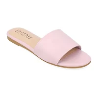 Journee Collection Womens Kolinna-Wd Flat Sandals Wide Width