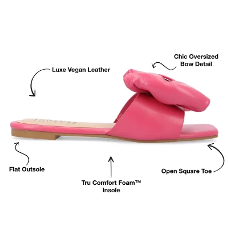 Journee Collection Womens Fayre Flat Sandals