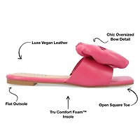 Journee Collection Womens Fayre Flat Sandals