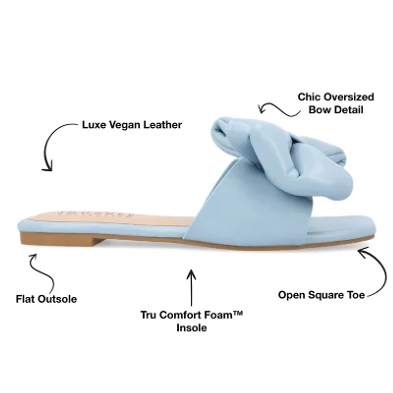 Journee Collection Womens Fayre Flat Sandals