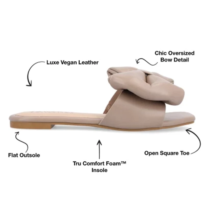 Journee Collection Womens Fayre Flat Sandals